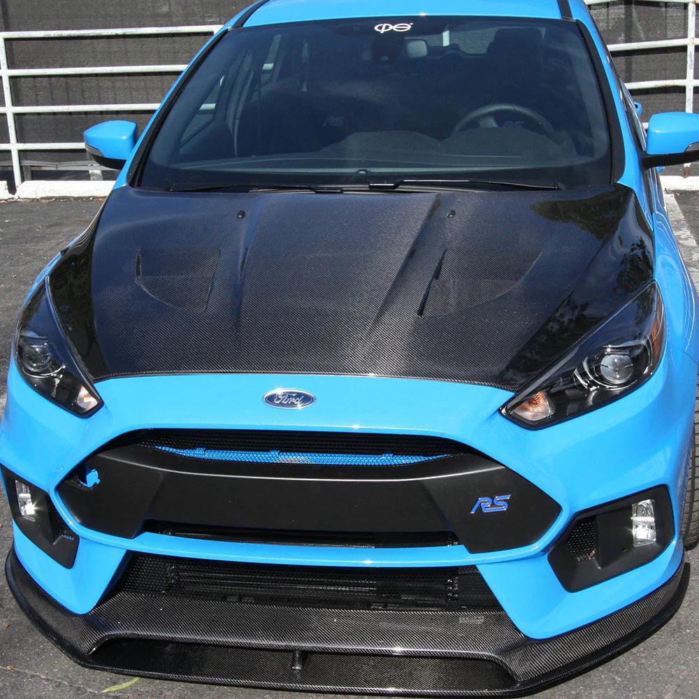 Anderson Composites 16-18 Ford Focus RS Carbon Fiber Hood Type-SA - AC-HD16FDFO-SA