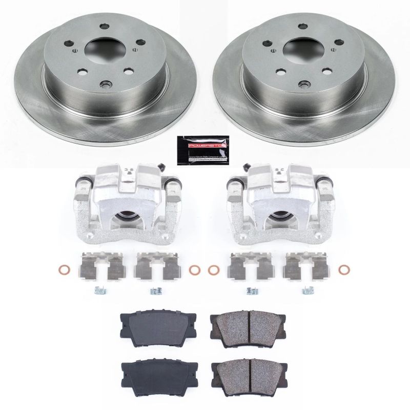 Power Stop 09-10 Pontiac Vibe Rear Autospecialty Brake Kit w/Calipers PowerStop