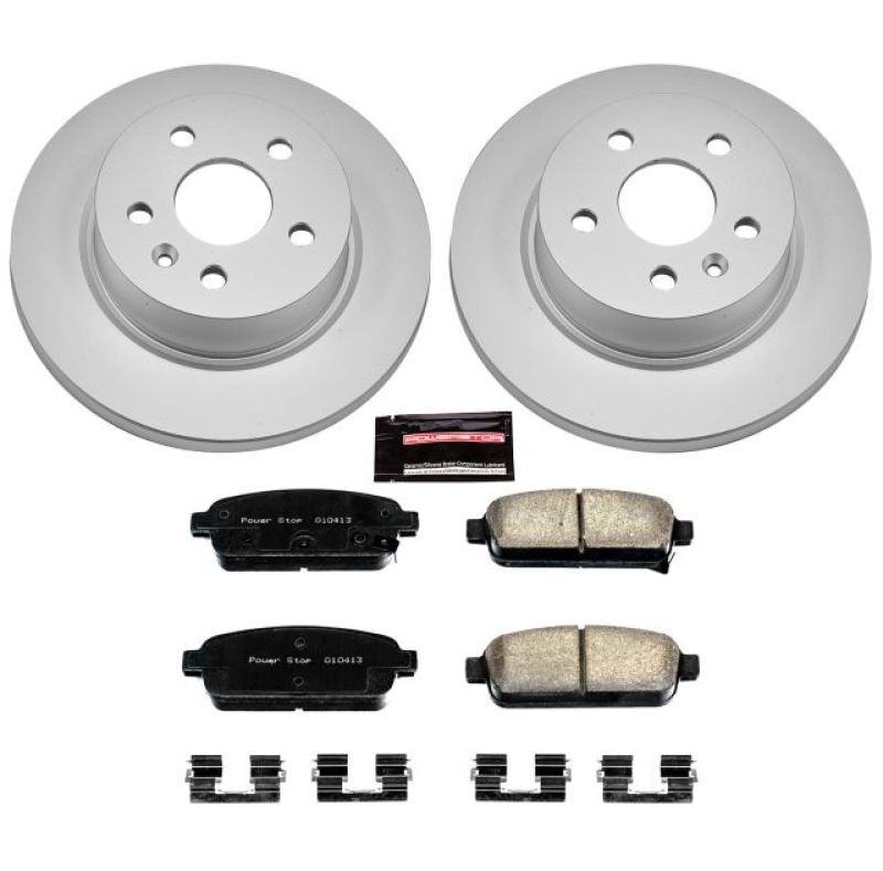 Power Stop 13-18 Buick Encore Rear Z17 Evolution Geomet Coated Brake Kit PowerStop