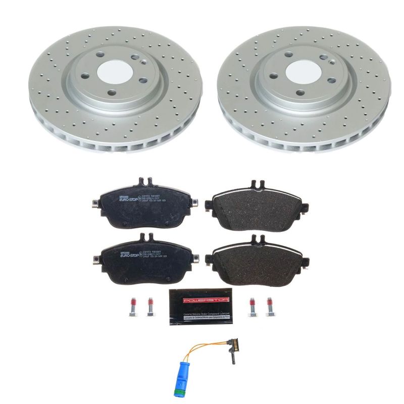 Power Stop 17-19 Infiniti QX30 Front Euro-Stop Brake Kit PowerStop