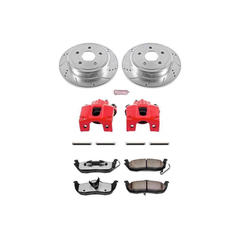 Power Stop 04-10 Infiniti QX56 Rear Z36 Truck & Tow Brake Kit w/Calipers PowerStop