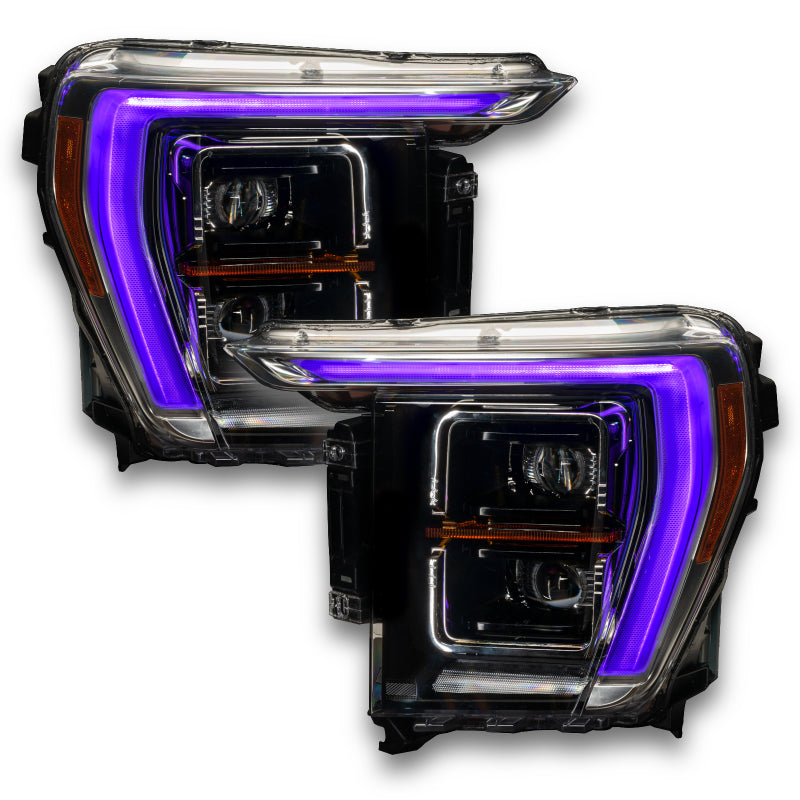 Oracle 21-22 Ford F-150 ColorSHIFT RGB+W Headlight DRL Upgrade Kit w/ Simple Controller ORACLE Lighting