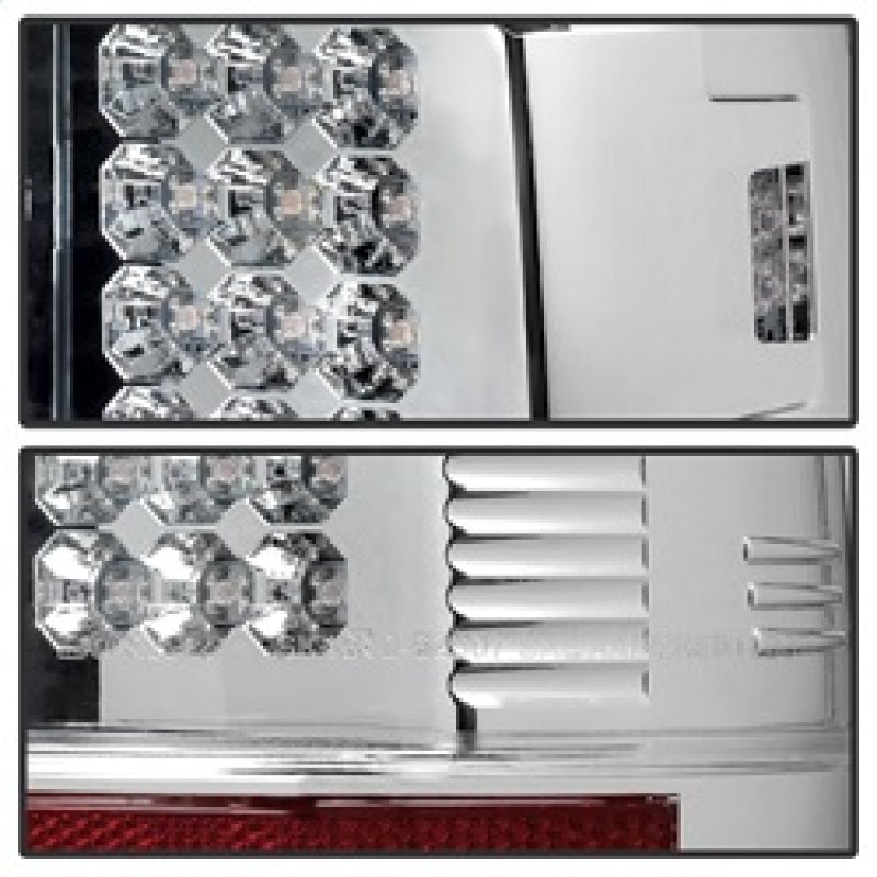 Spyder Ford Super Duty 08-15 LED Tail Lights Chrome ALT-YD-FS07-LED-C SPYDER