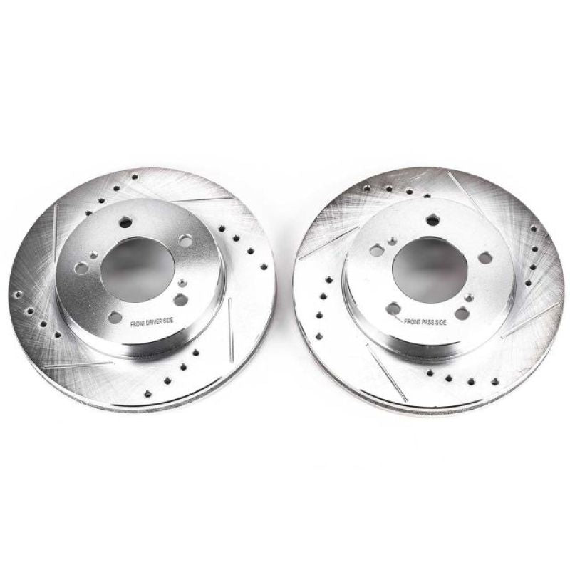 Power Stop 93-02 Mercury Villager Front Evolution Drilled & Slotted Rotors - Pair PowerStop