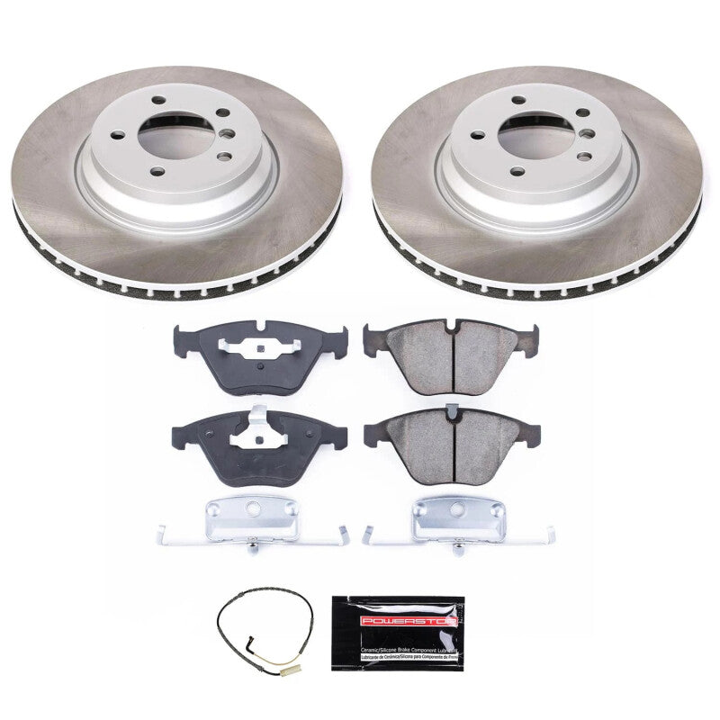 Power Stop 07-08 BMW 335xi Front Semi-Coated Rotor Kit PowerStop