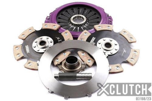 XClutch Mitsubishi 9in Twin Solid Carbon Multi-Disc Service Pack