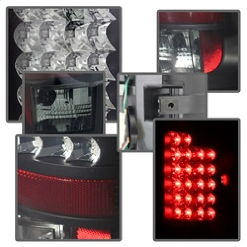 Spyder Dodge Ram 02-06 1500/Ram 2500/3500 03-06 LED Tail Light Black Smoke ALT-YD-DRAM02-LED-BSM SPYDER