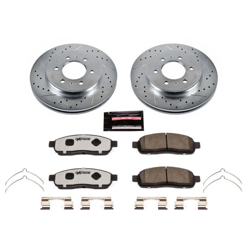 Power Stop 2009 Ford F-150 Front Z36 Truck & Tow Brake Kit PowerStop