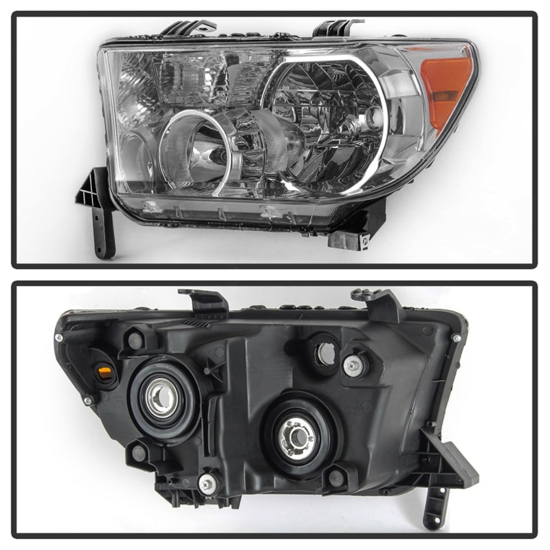 xTune 07-13 Toyota Tundra (w/o Headlight Washer) Headlight - OEM Left (HD-JH-TTU07-OE-L) SPYDER