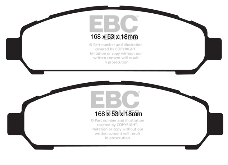 EBC GreenStuff Front Brake Pads - DP61851 EBC