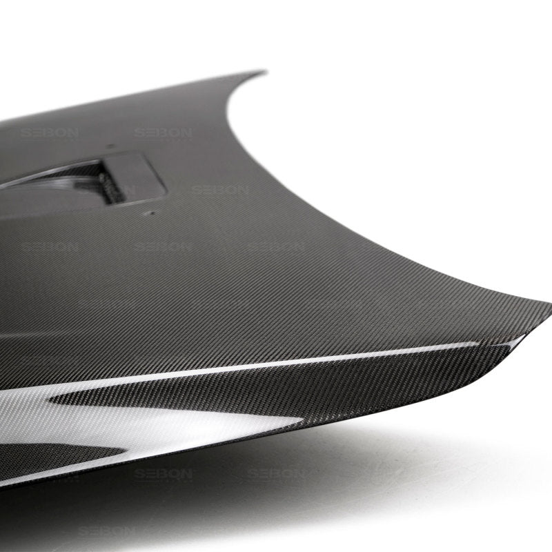 Seibon HD0809MITEVOX-OE Carbon Fiber OEM-Style Hood for 2008–2015 Mitsubishi Lancer EVO X