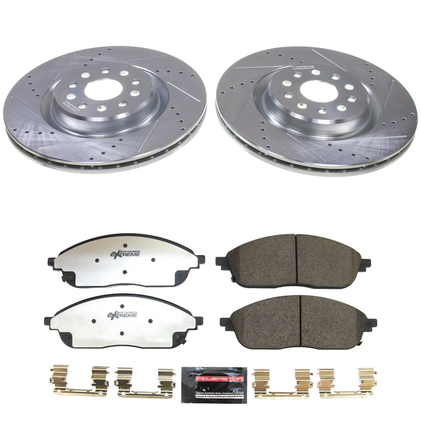 Power Stop 22-24 Jeep Grand Cherokee L Front Z36 Truck & Tow Brake Kit