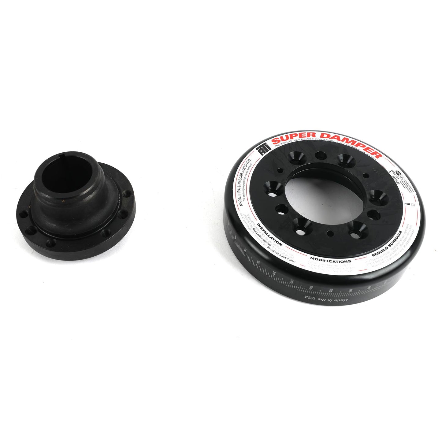 ATI Damper - 6.325in - Alum - Chevy LS - Smooth - C-Bore Front - 3 Ring ATI917215