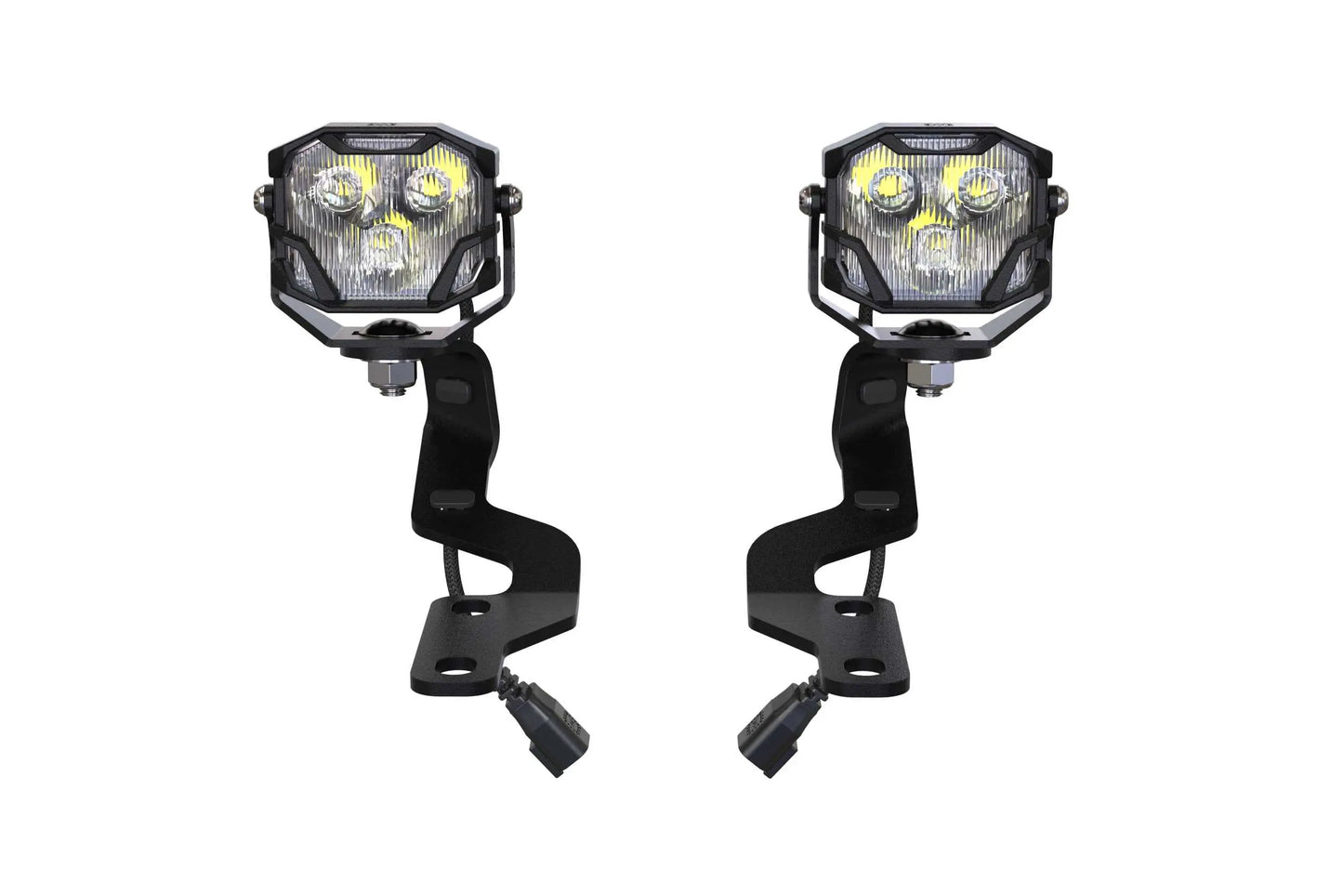 Morimoto 4Banger Ditch Light Kit: 07-13 Tundra (NCS Yellow SAE Wide Beam) Morimoto