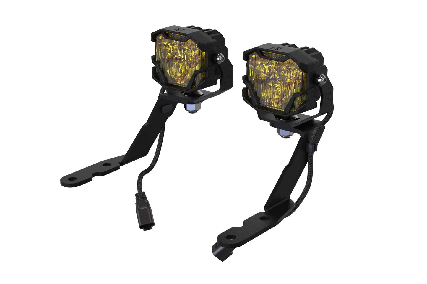 Morimoto 4Banger Ditch Light Kit: 07-13 Sierra (NCS Yellow Spot Beam) Morimoto