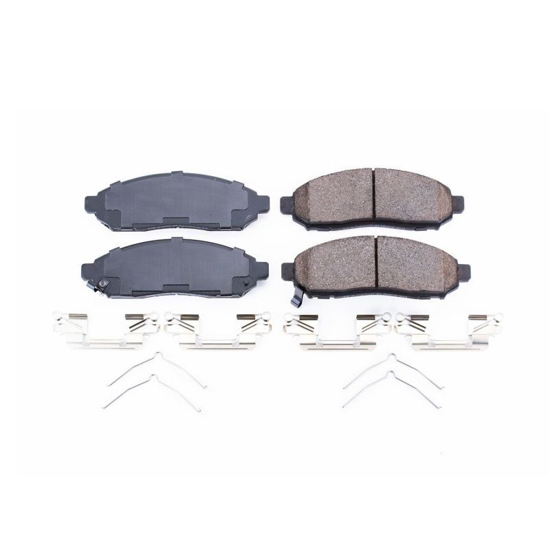 Power Stop 2015 Chevrolet City Express Front Z17 Evolution Ceramic Brake Pads w/Hardware PowerStop