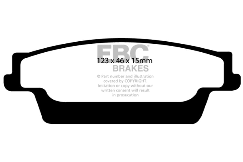 EBC RedStuff Rear Brake Pads - DP31693C EBC
