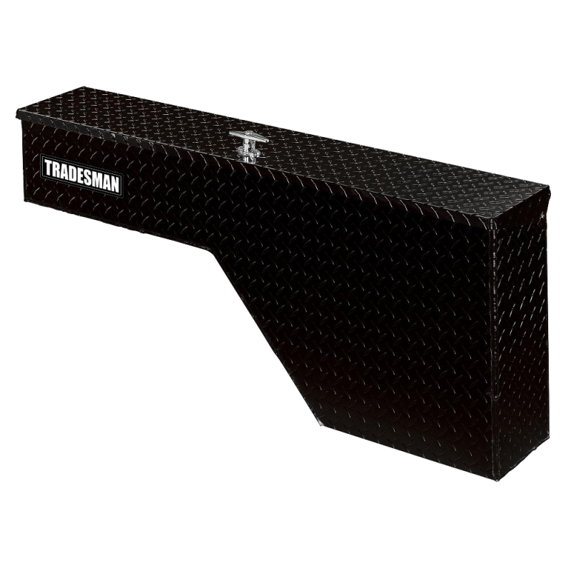 Tradesman Aluminum Fender Well Truck Tool Box (48in.) - Black Tradesman