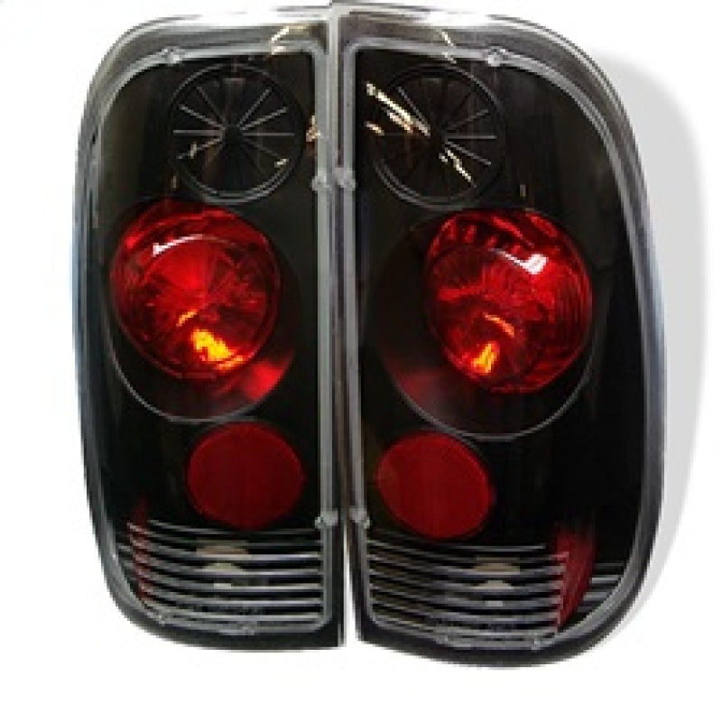 Spyder Ford F150 side 97-03/F250/350/450/550 Super Duty 99-07 Euro Tail Lights Blk ALT-YD-FF15097-BK SPYDER