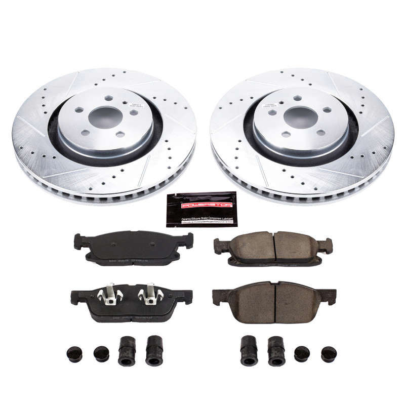 Power Stop 17-20 Lincoln Continental Front & Rear Z23 Evolution Brake Kit