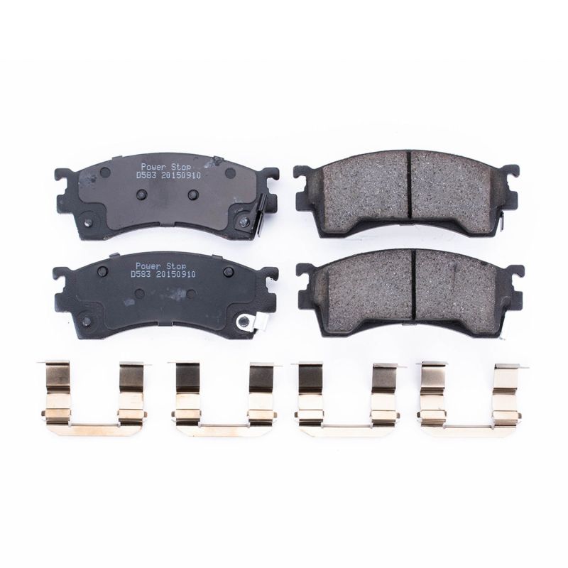 Power Stop 93-97 Ford Probe Front Z17 Evolution Ceramic Brake Pads w/Hardware PowerStop