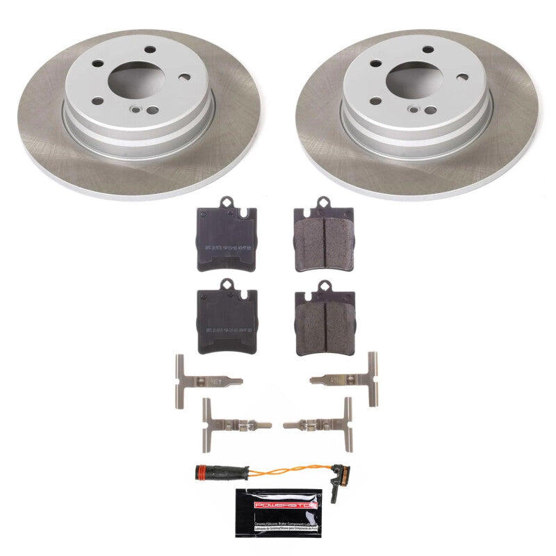 Power Stop 10-11 Mercedes-Benz SLK350 Rear Semi-Coated Rotor Kit PowerStop