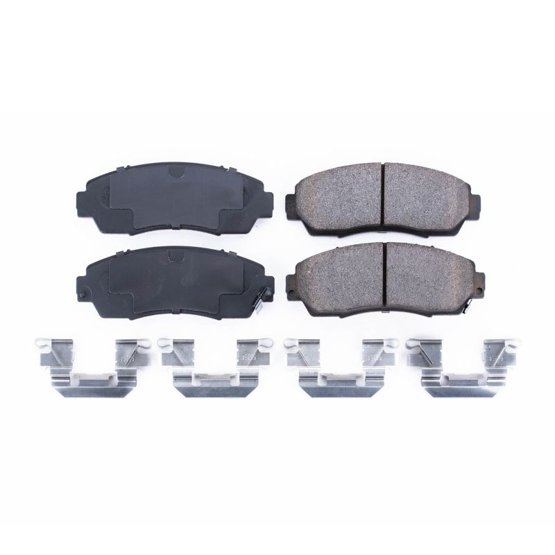 Power Stop 07-12 Acura RDX Front Z17 Evolution Ceramic Brake Pads w/Hardware PowerStop