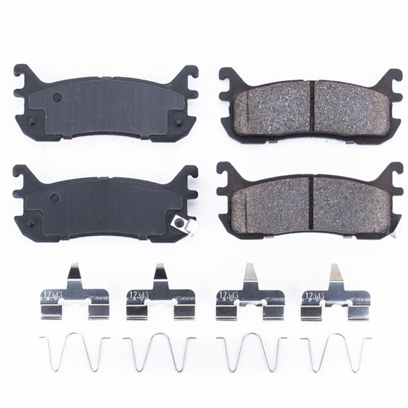 Power Stop 97-03 Ford Escort Rear Z17 Evolution Ceramic Brake Pads w/Hardware PowerStop