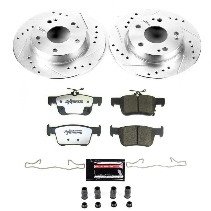 Power Stop 20-22 Honda Civic Rear Z26 Street Brake Kit PowerStop