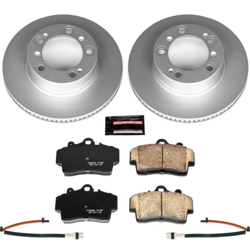 Power Stop 97-04 Porsche Boxster Front Z23 Evolution Sport Coated Brake Kit PowerStop