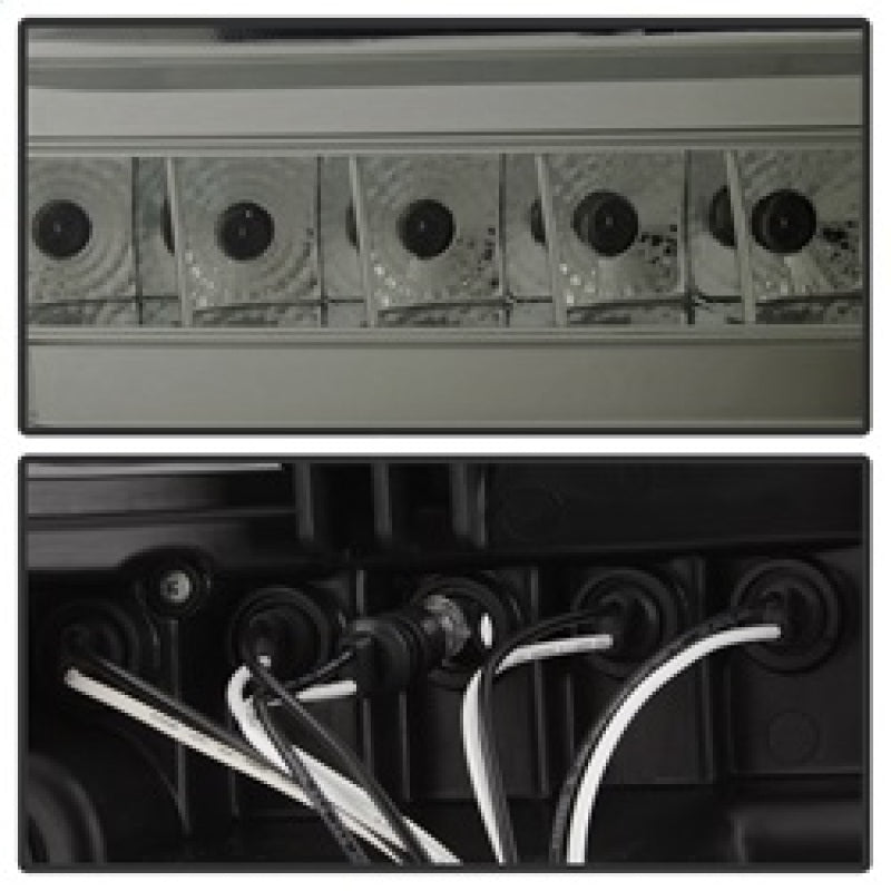 Spyder Toyota Tundra 07-13 Projector Headlights LED Halo LED Smke PRO-YD-TTU07-HL-SM SPYDER