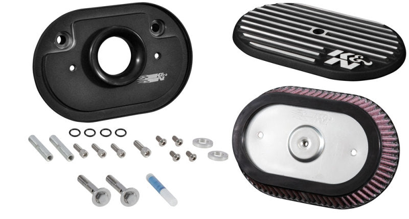 K&N Street Metal Intake System for 12-16 Harley Davidson Road King 103cl Side Draft Touring K&N Engineering