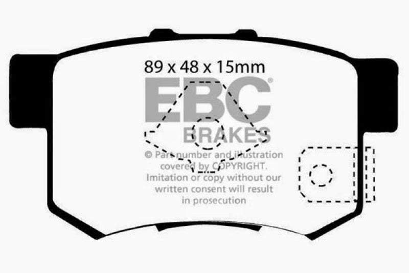 EBC BlueStuff Rear Brake Pads - DP51193/2NDX EBC