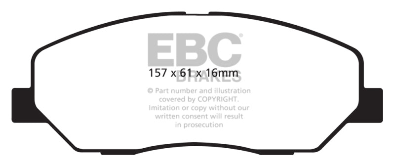 EBC Ultimax2 Front Brake Pads - UD1384 EBC