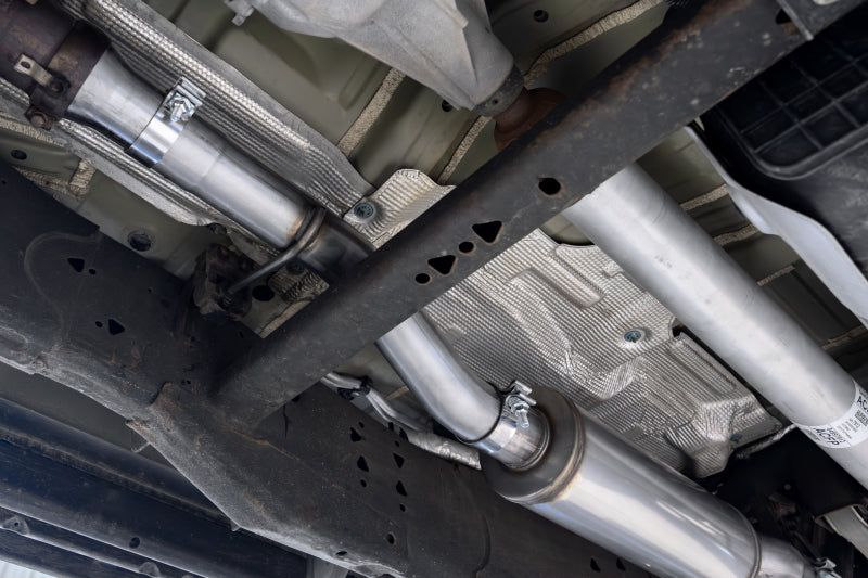 MBRP 2021+ Chevy Tahoe / GMC Yukon T304 SS 3in Cat-Back Dual Split Exhaust w/ Quad Carbon Fiber Tips MBRP