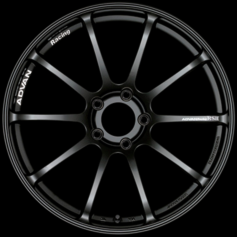 ADVAN Racing RSII 20x9 +55 5x130 Wheel - Semi Gloss Black - YAP0I55PSB