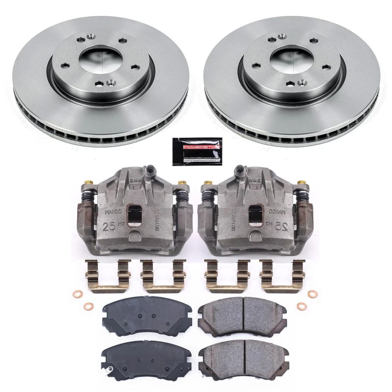Power Stop 03-05 Hyundai Tiburon Front Autospecialty Brake Kit w/Calipers PowerStop