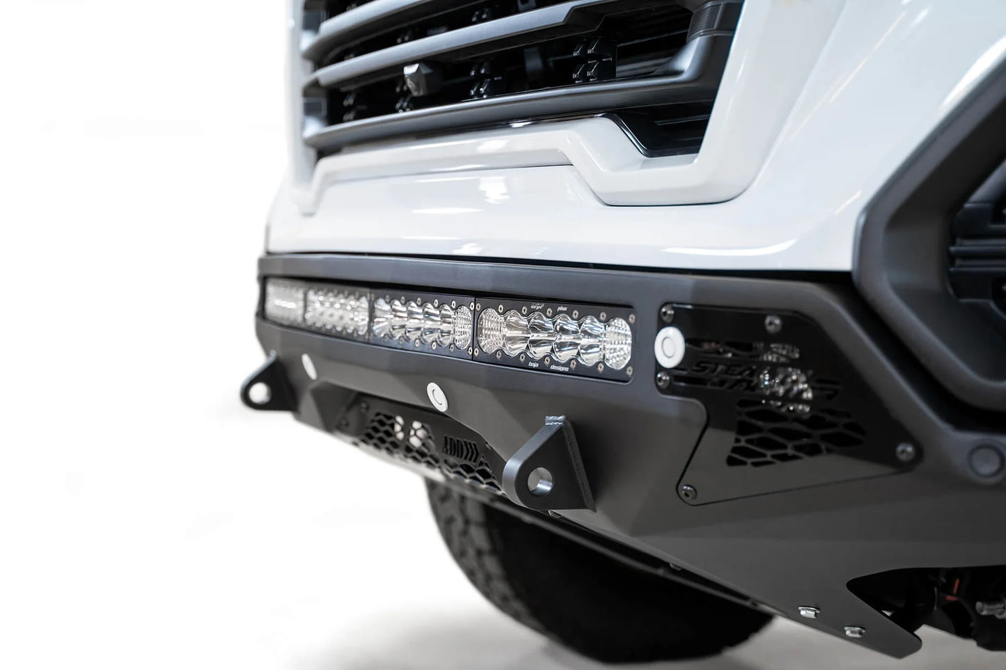 Addictive Desert Designs 2019-2021 GMC Sierra 1500 Stealth Fighter Front Bumper - F471763030103 Addictive Desert Designs