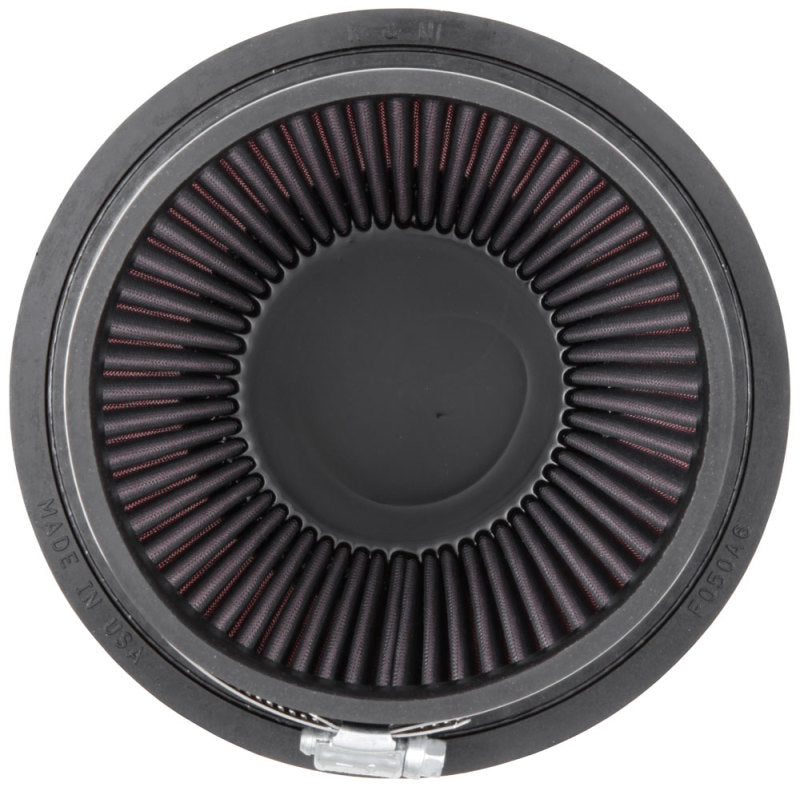 K&N Filter Universal Rubber Filter 5in Flange 6.5in Base 4.5in Top 5.5in Height K&N Engineering