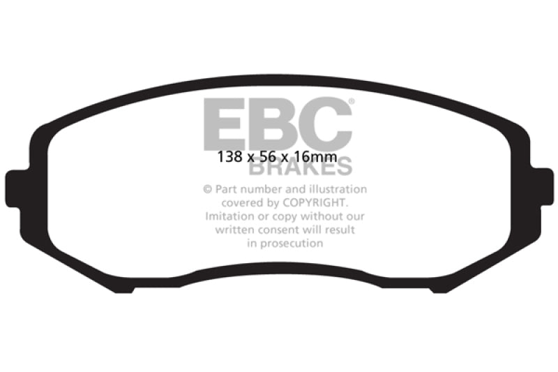 EBC Ultimax2 Front Brake Pads - UD1188 EBC