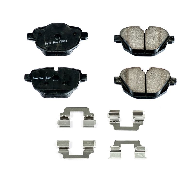 Power Stop 11-16 BMW 528i Rear Z17 Evolution Ceramic Brake Pads w/Hardware PowerStop