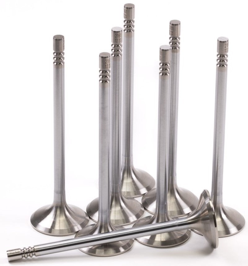 GSC P-D Ford Mustang 5.0L Coyote Gen 3 32mm Head (STD) Chrome Polished Exhaust Valve - Set of 8 - 2161-8 GSC Power Division