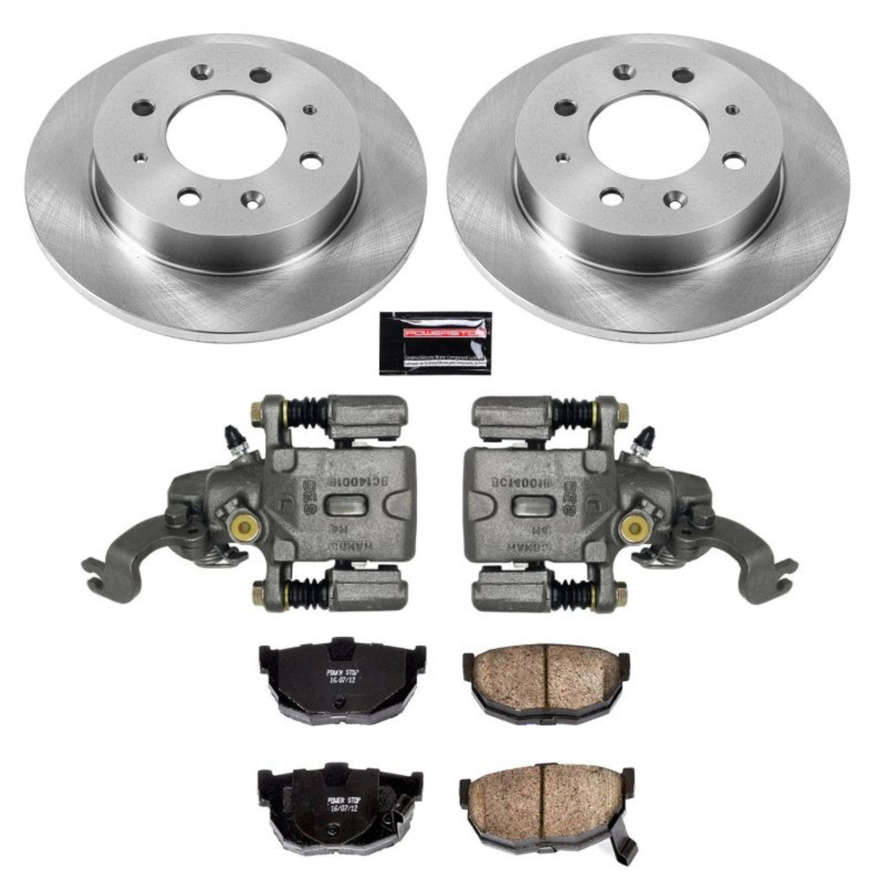 Power Stop 04-09 Kia Spectra Front & Rear Z17 Evolution Geomet Coated Brake Kit