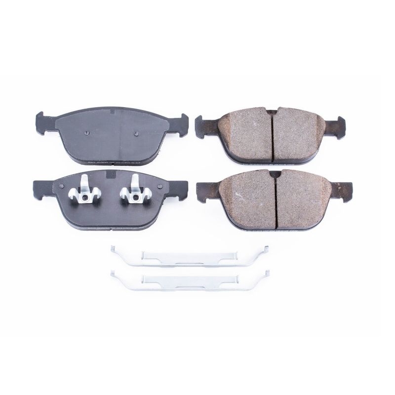 Power Stop 10-15 Volvo XC60 Front Z17 Evolution Ceramic Brake Pads w/Hardware PowerStop