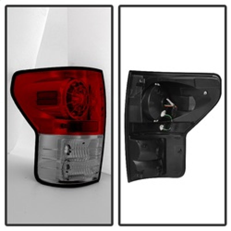Spyder Toyota Tundra 07-13 LED Tail lights Red Clear ALT-YD-TTU07-LED-RC SPYDER