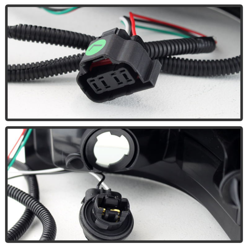 Spyder GMC Sierra 07-13 (Not fit 3500 Dually 4 Rear Wheels)LED Tail Lights Black ALT-YD-GS07-LED-BK SPYDER