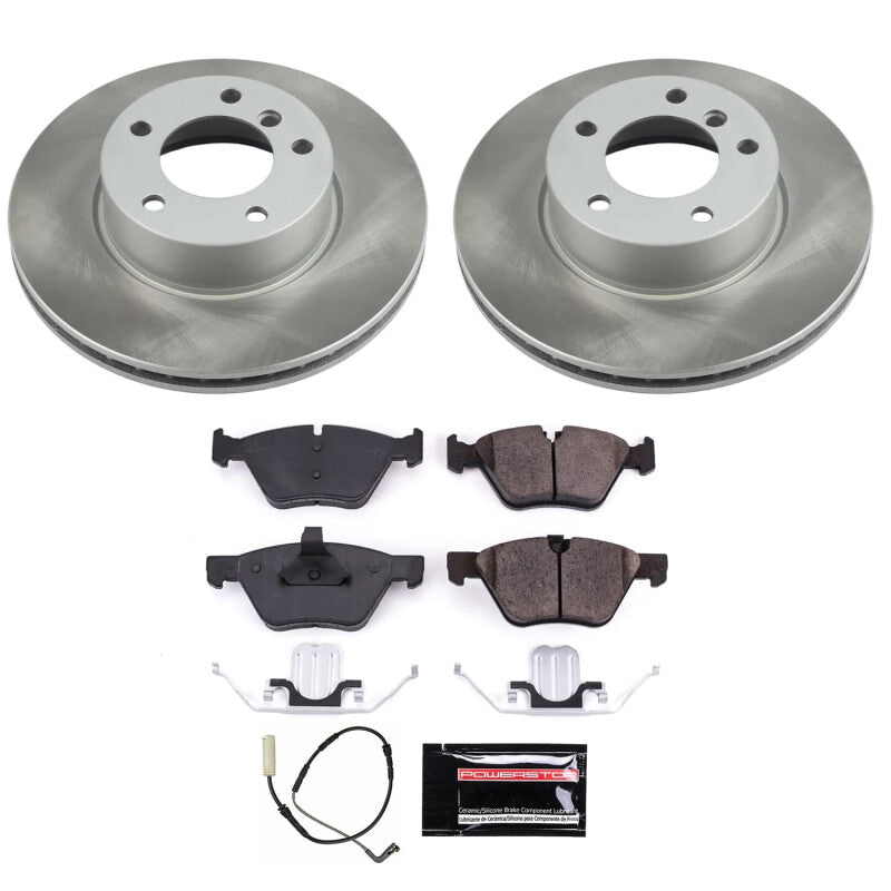 Power Stop 2007 BMW 328xi Front Semi-Coated Rotor Kit PowerStop