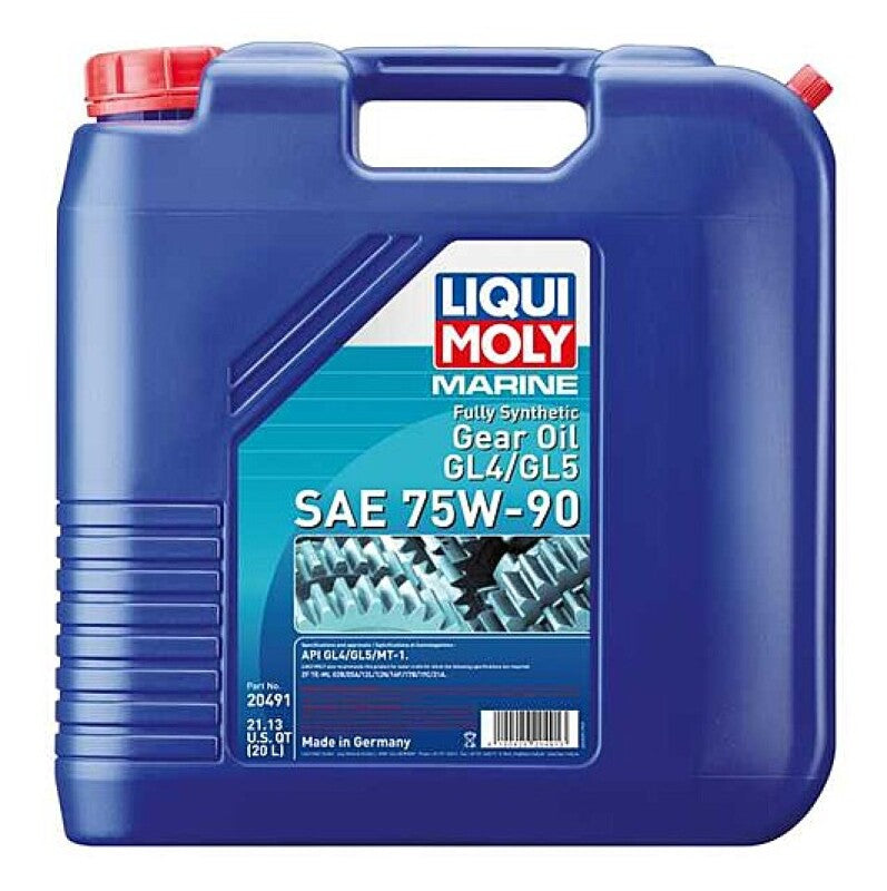 Liqui Moly 20491 Marine Fully Synthetic Gear Oil GL4/GL5 75W-90 (20L)