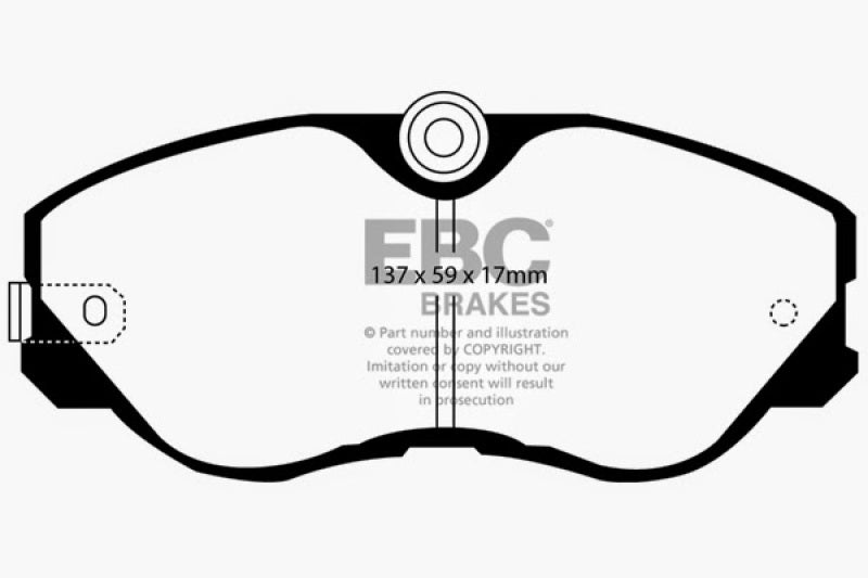 EBC RedStuff Front Brake Pads - DP3736C EBC