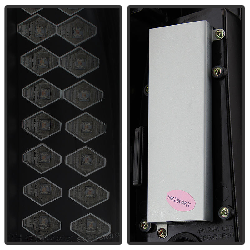 Spyder Chevy C/K Series 1500 88-98/GMC Sierra 88-98 LED Tail Lights Blk Smke ALT-YD-CCK88-LED-BSM SPYDER